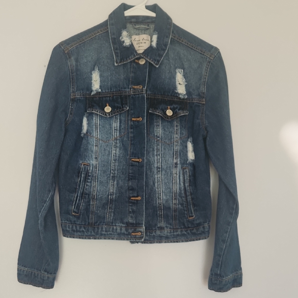 Love Tree Blue Jean Jacket Classic Denim Style